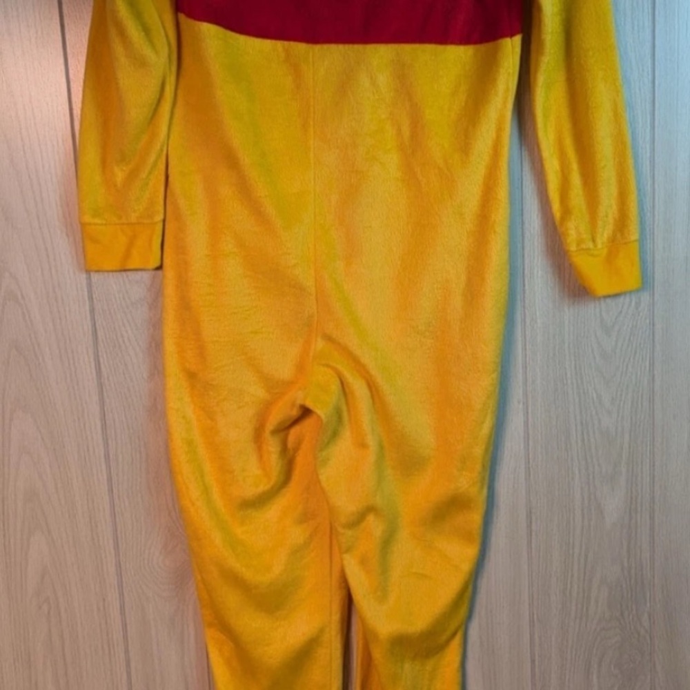 Disney Winnie the Pooh Suit Hooded Zip Costume Adult One Piece Pajamas XL - Picture 3 of 5